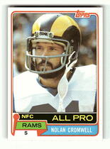 1981 Topps Base Set #120 Nolan Cromwell