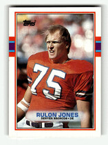 1989 Topps Base Set #248 Rulon Jones