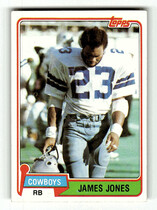 1981 Topps Base Set #269 James Jones