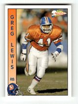 1992 Pacific Base Set #83 Greg Lewis