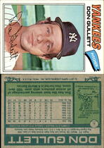 1977 Team Issue New York Yankees Burger King #6 Don Gullett