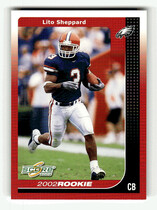 2002 Score Base Set #319 Lito Sheppard