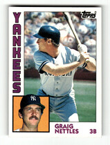 1984 Topps Base Set #175 Graig Nettles