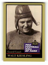 1991 ENOR Pro Football HOF #76 Walt Kiesling