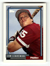 1992 Topps Base Set #258 Jim Lindeman