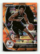 2021 Panini Prizm Draft Picks Orange Ice Prizm #40 Trey Murphy