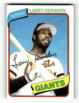 1980 Topps Base Set #257 Larry Herndon