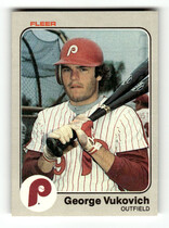 1983 Fleer Base Set #176 George Vuckovich