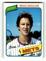 1980 Topps Base Set #654 Bruce Boisclair