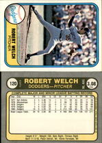 1981 Fleer Base Set #120 Robert Welch