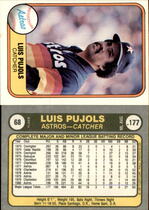 1981 Fleer Base Set #68 Luis Pujols