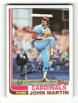 1982 Topps Base Set #236 John Martin