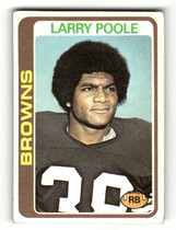 1978 Topps Base Set #184 Larry Poole