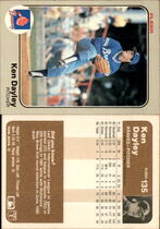 1983 Fleer Base Set #135 Ken Dayley