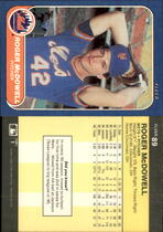 1986 Fleer Base Set #89 Roger McDowell