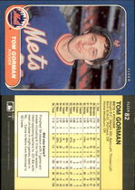 1986 Fleer Base Set #82 Tom Gorman