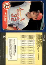 1986 Fleer Base Set #40 Jeff Lahti