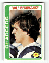 1978 Topps Base Set #122 Rolf Benirschke