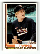 1982 Topps Base Set #92 Brad Havens