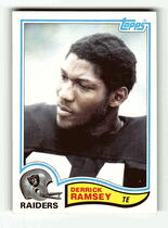 1982 Topps Base Set #197 Derrick Ramsey