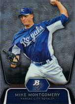 2012 Bowman Platinum Prospects Refractors #BPP28 Mike Montgomery