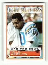 1983 Topps Base Set #382 Kellen Winslow
