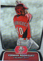2012 Bowman Platinum Prospects Refractors #BPP68 Yorman Rodriguez