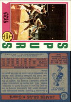 1974 Topps Base Set #186 James Silas