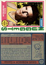 1974 Topps Base Set #183 Dave Robisch