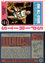 1974 Topps Base Set #245 Mack Calvin