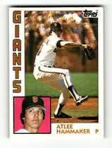 1984 Topps Base Set #85 Atlee Hammaker