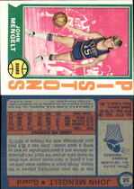 1974 Topps Base Set #58 John Mengelt