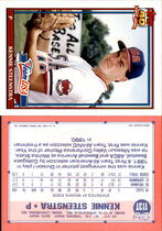 1991 Topps Traded Factory Set (White Stock Back) #113T Kennie Steenstra