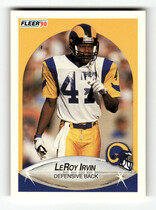 1990 Fleer Base Set #40 LeRoy Irvin