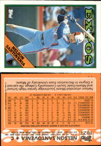1988 Topps Traded #102T Nelson Santovenia