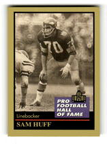 1991 ENOR Pro Football HOF #69 Sam Huff