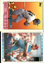 1989 Topps OPC Sticker Backs #18 Rickey Henderson
