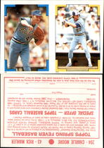 1986 Topps Stickers #204 Charlie Moore