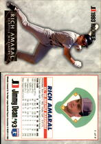 1993 Jimmy Dean Rookies #1 Rich Amaral