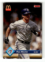 1993 Donruss McDonalds Blue Jays #35 Paul Molitor