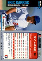 1992 Jimmy Dean Rookie Stars #4 Eric Karros