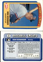 1990 Swell Baseball Greats #69 Don Kessinger