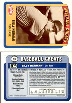 1990 Swell Baseball Greats #59 Billy Herman