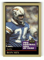 1991 ENOR Pro Football HOF #101 Ron Mix