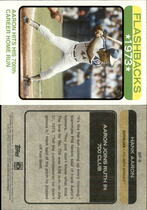 2022 Topps Heritage Baseball Flashbacks #BF-9 Hank Aaron