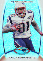 2012 Topps Platinum #4 Aaron Hernandez