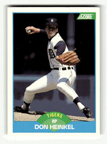 1989 Score Base Set #168 Don Heinkel