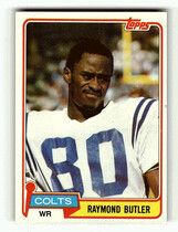 1981 Topps Base Set #388 Raymond Butler