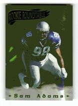 1995 Collectors Edge Excalibur Rookie Roundtable Redemption Gold #1 Sam Adams