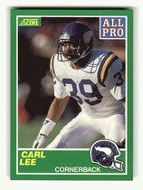 1989 Score Base Set #289 Carl Lee